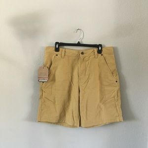 NWT Patagonia Hemp mustard shorts size 12